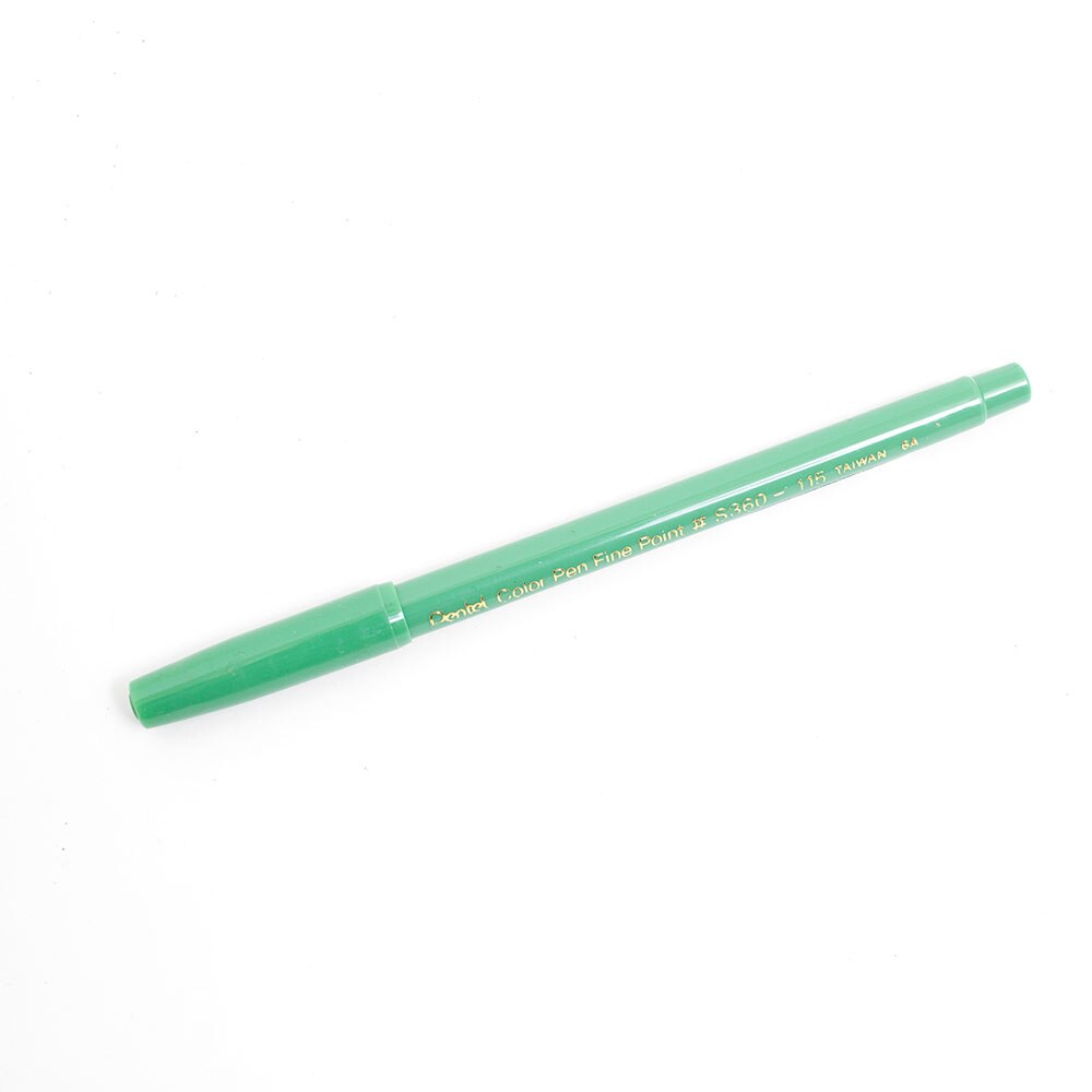 Pentel, Markers, Art & School, Color Pen, Fine Point, 50873, Olive Green